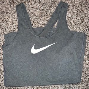 Gray Nike Top